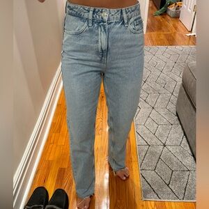 High rise Zara straight leg Jean